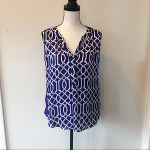 Hanna & Gracie Sleeveless Top Sz L/G